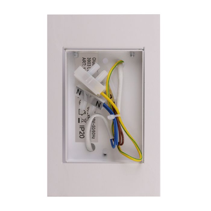 Modern vägglampa vit, Perry