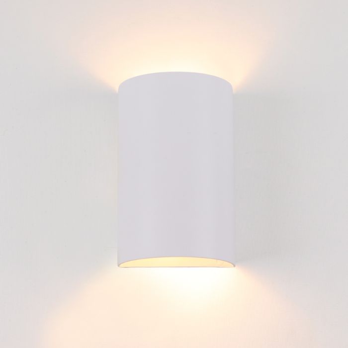Modern vägglampa vit, Perry
