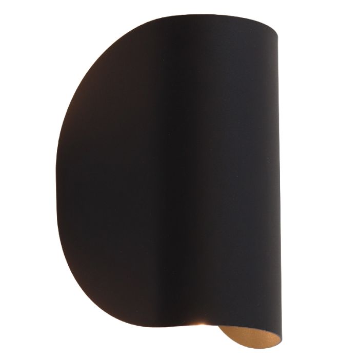 Modern vägglampa svart, Salomon