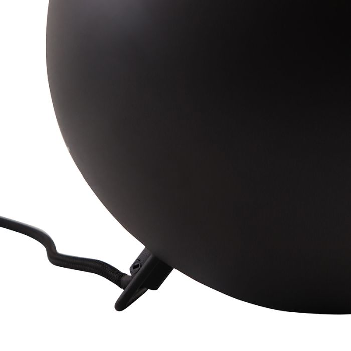 Modern bordslampa svart, Whitney, med brytare