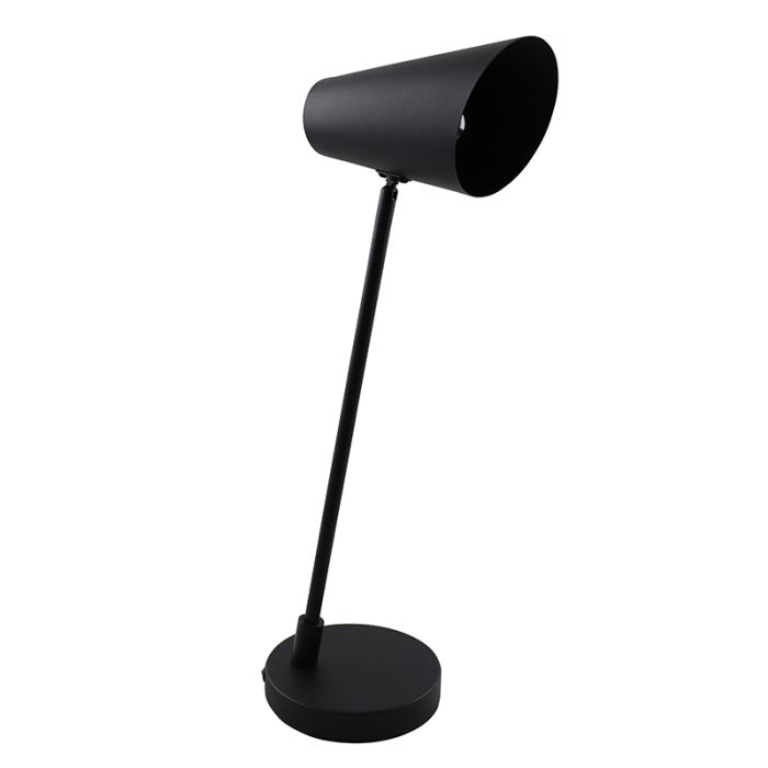 Modern bordslampa svart, Taro, med brytare