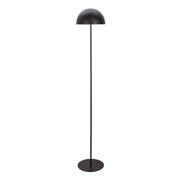 Retro golvlampa svart, Douwe, 4W, dim to warm LED, med beröringsdimmer