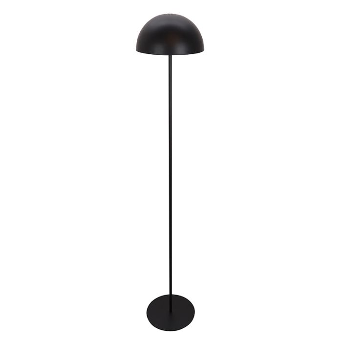 Retro golvlampa svart, Douwe, 4W, dim to warm LED, med beröringsdimmer