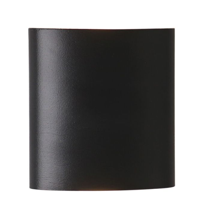 Aluminium utelampa svart, Marcio, 2W, 3000K LED, IP54
