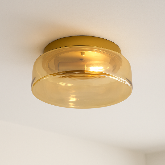 Design plafond bärnstensfärgad, Byron