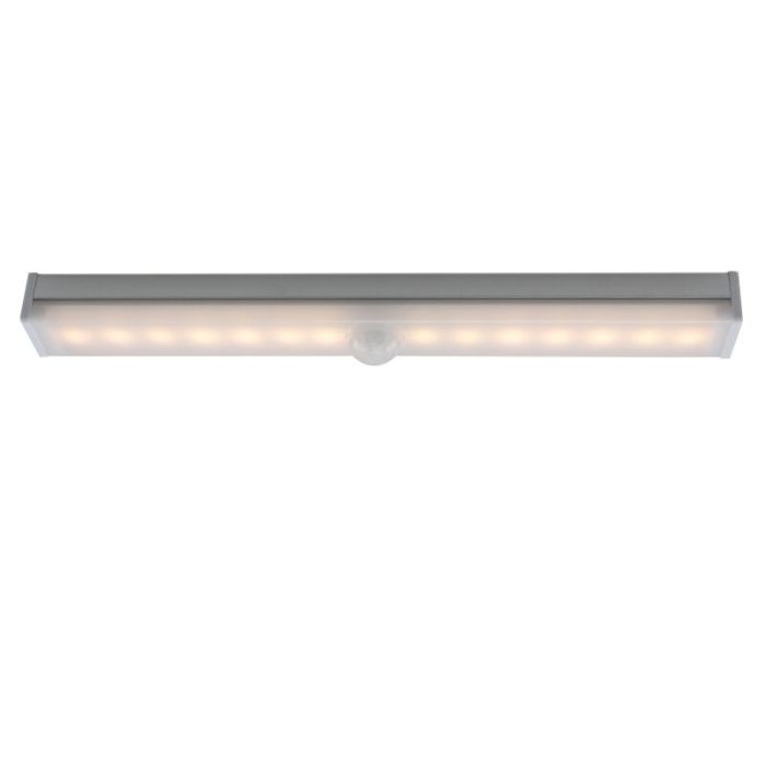 Silver skåplampa plast, Ilana, 1W, 3000K LED