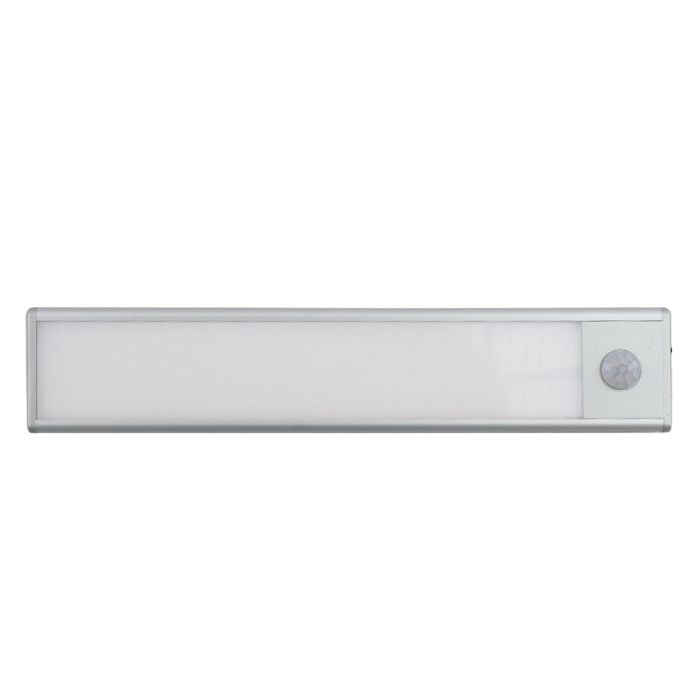 Silver skåplampa plast, Ilana, 1W, 3000K LED