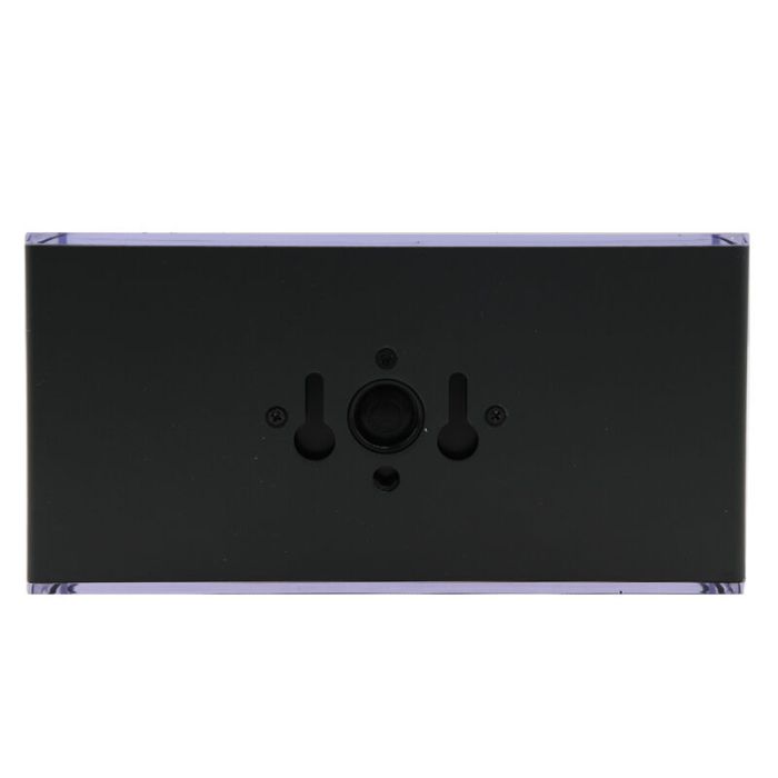 Svart utomhus vägglampa solcell plast, Sunaina, 1W, 3000K LED, IP65