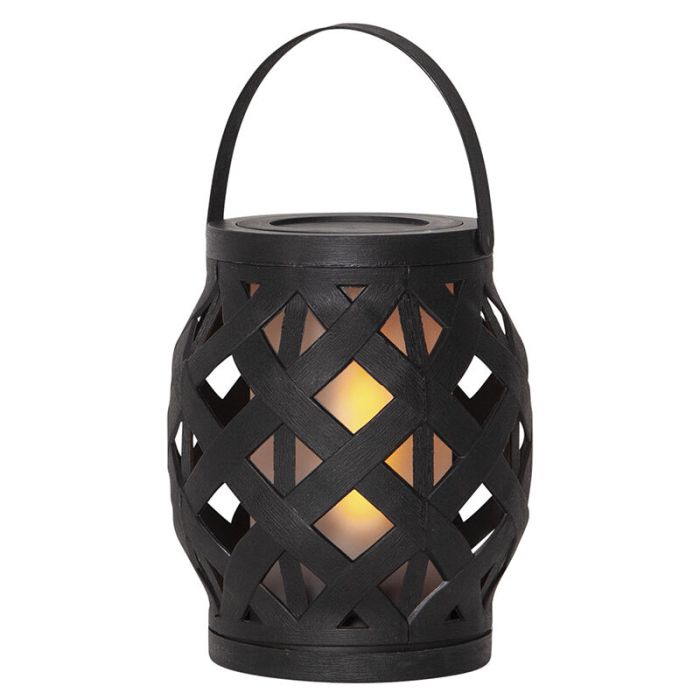 Plast bordslampa utomhus svart, Alkan, 0,15W, 3000K LED, IP44