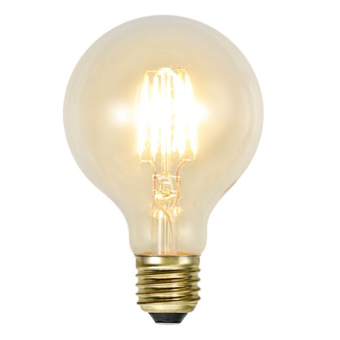 George E27 Stor glödlampa, G80, 2w extra atmosfärisk vit, dimbar