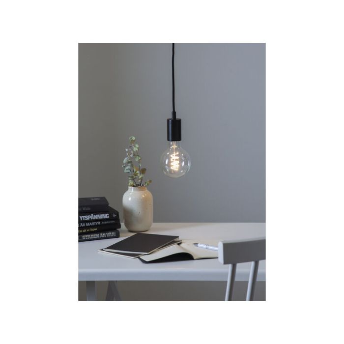 3-stegs dimbar E27 filament spiral stor sfär G95, 4w extra atmosfärisk vit