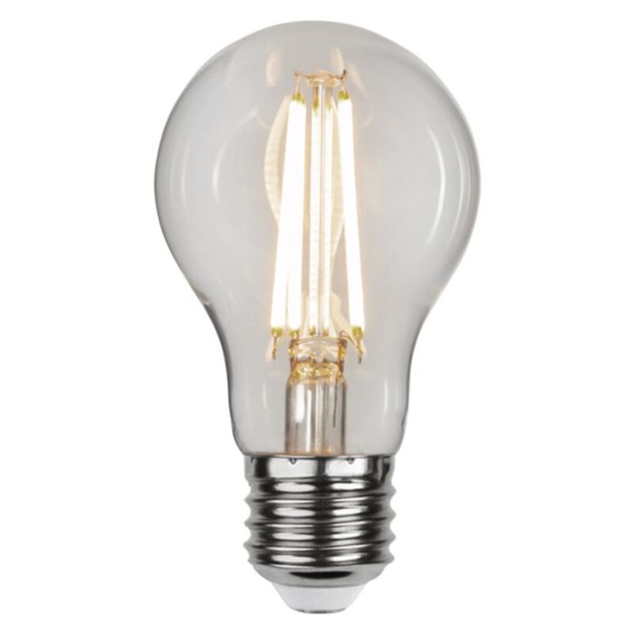 3-stegs dimbar filament E27 A60, 6,5w varmvit (3000k)