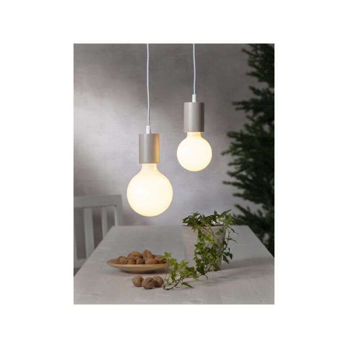 G125 stor glödlampa 3-stegs dimmer E27 LED lampa, 7,5w varmvit
