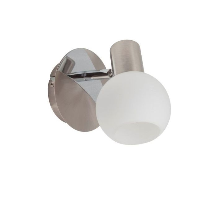 Glas vägglampa krom, Ronaldo