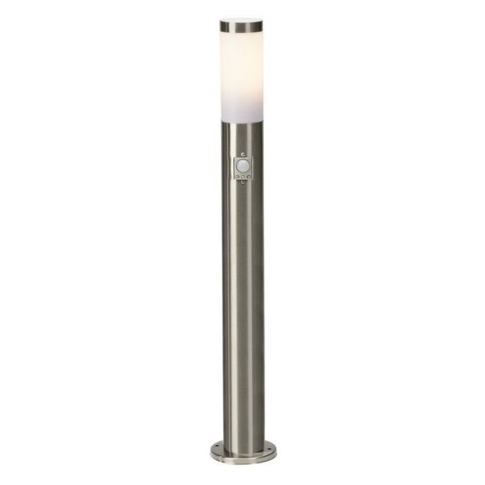 Plast golvlampa utomhus med rörelsesensor krom, Tom, IP44