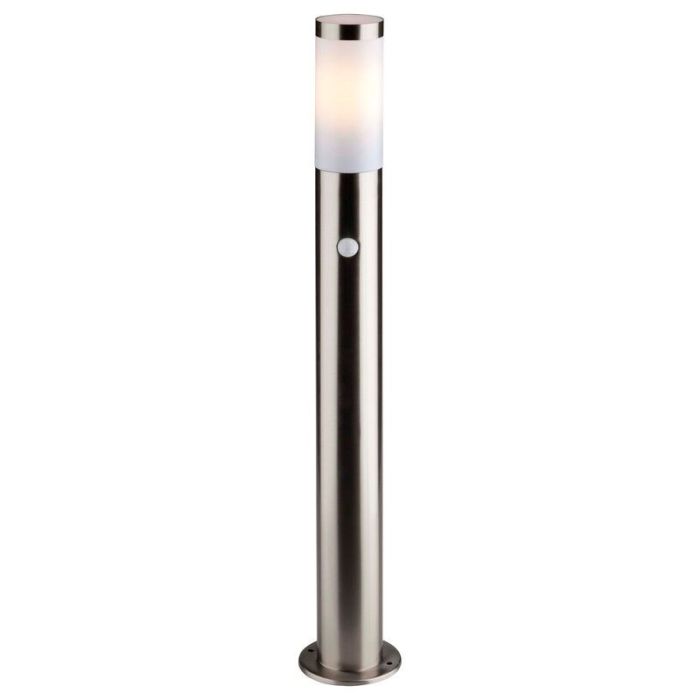 Plast golvlampa utomhus med rörelsesensor krom, Tom, IP44