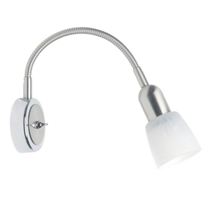 Metall vägglampa krom, Ingo