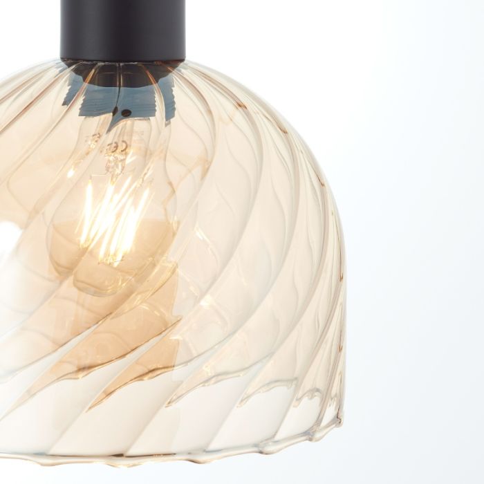 Retro fönsterlampa bärnstensfärgad, Ubah