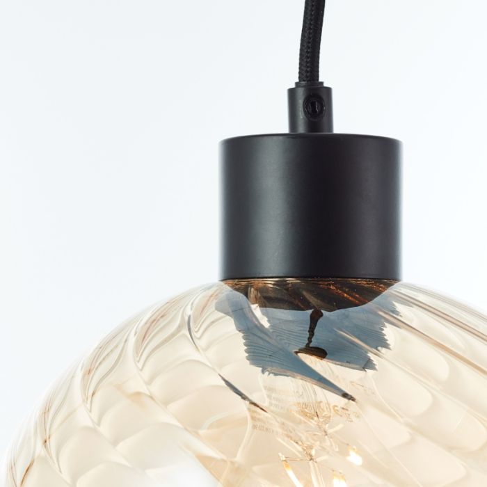 Retro fönsterlampa bärnstensfärgad, Ubah