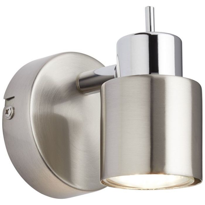 Modern vägglampa nickel, Fenne