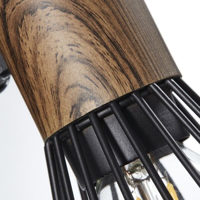 Modern vägglampa brun, Floor, med brytare