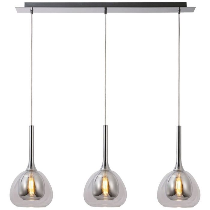 Modern fönsterlampa krom, Emmelien