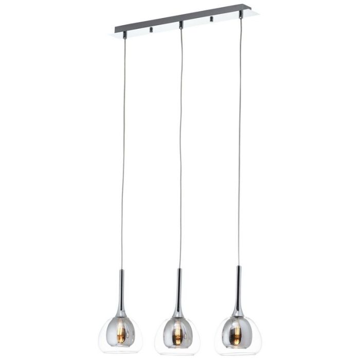 Modern fönsterlampa krom, Emmelien