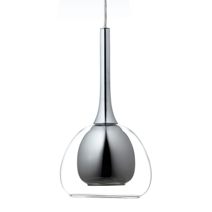 Modern fönsterlampa krom, Emmelien