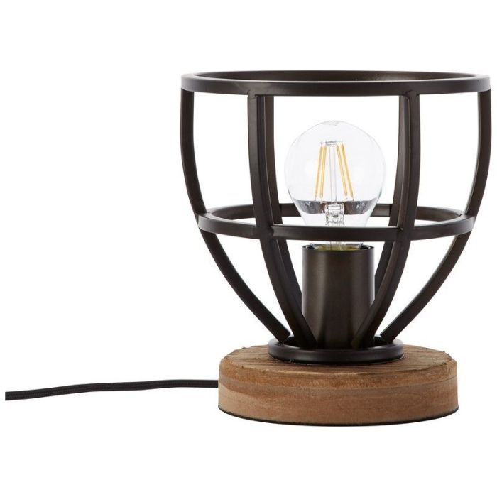 Modern bordslampa svart, Esmee, med brytare