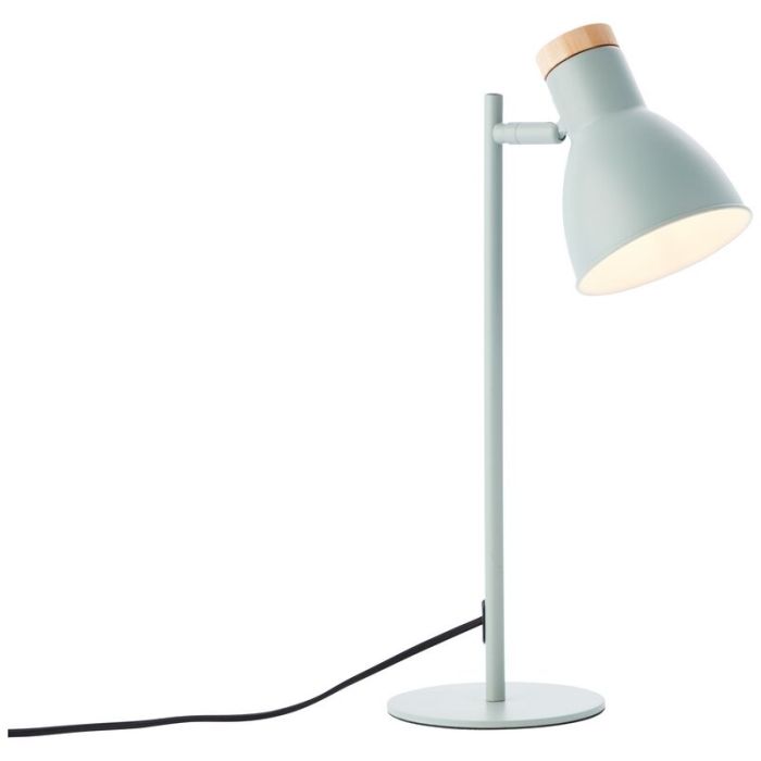 Trä bordslampa grön, Malu