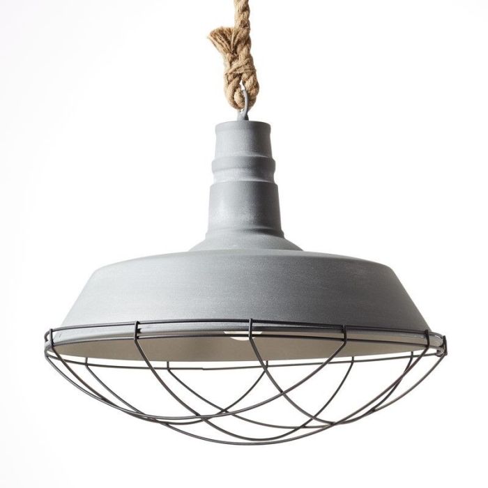 Industri fönsterlampa grå, Jeysmell