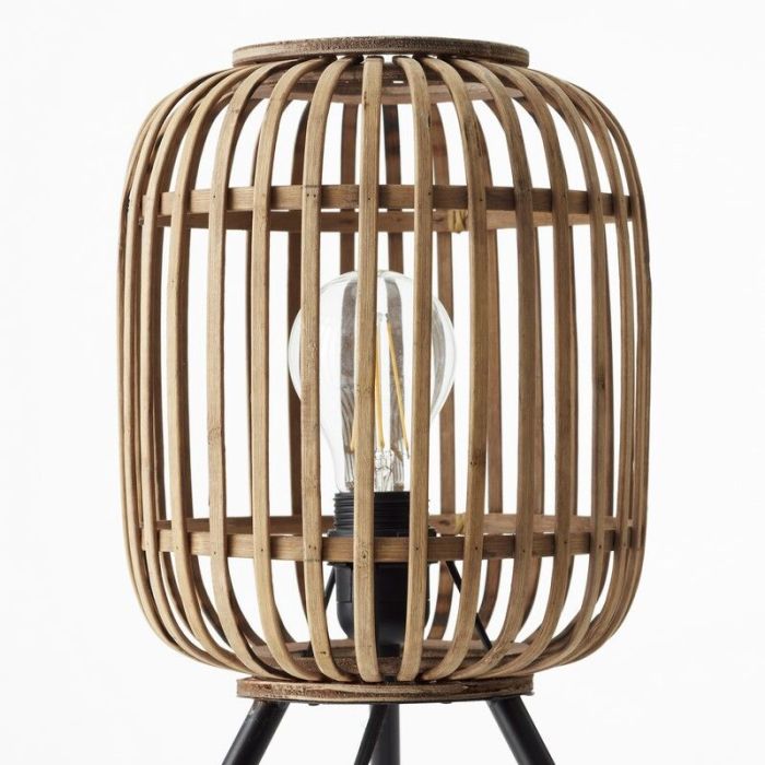 Industri bordslampa brun, Brain, med brytare
