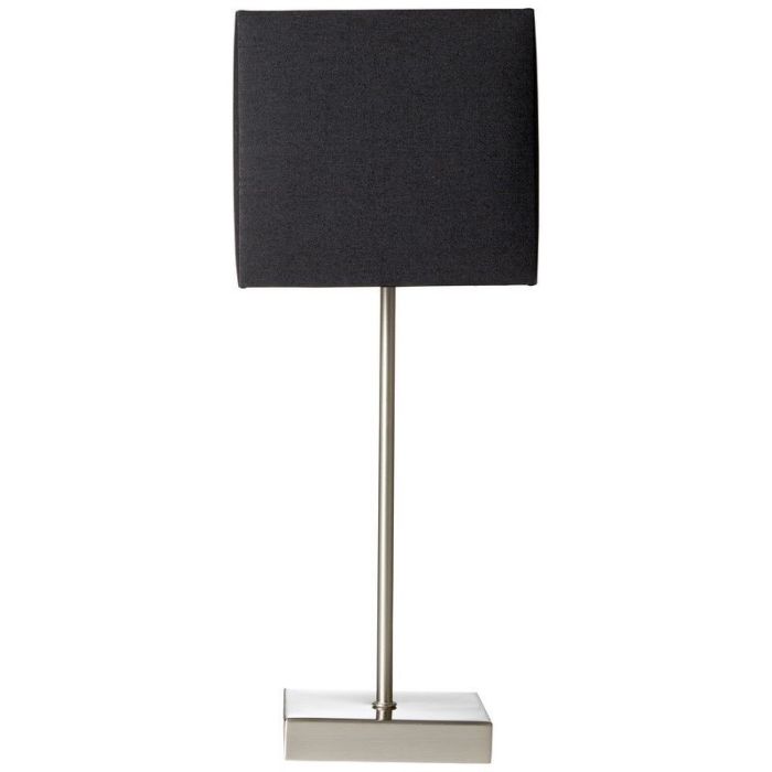 Tyg bordslampa antracit, Marinda, med brytare