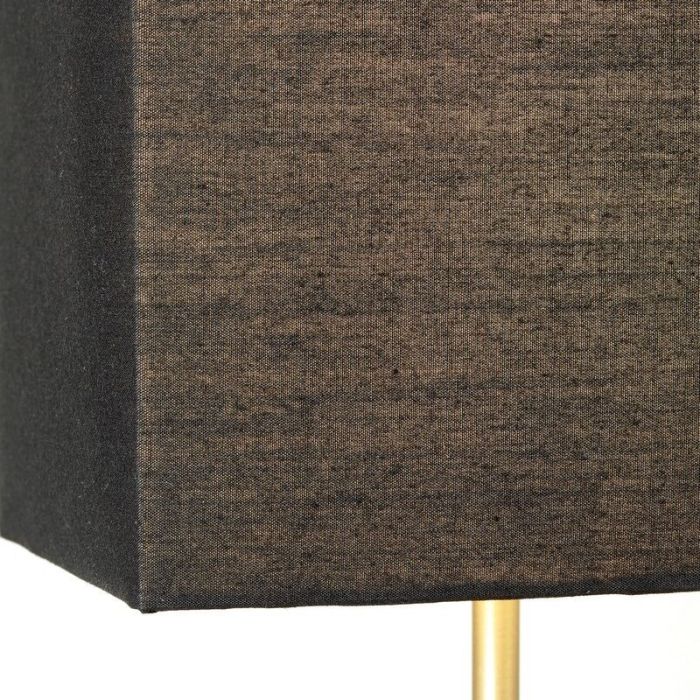 Tyg bordslampa antracit, Marinda, med brytare