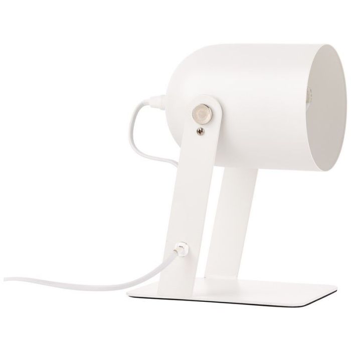 Modern bordslampa vit, Arlette, med brytare