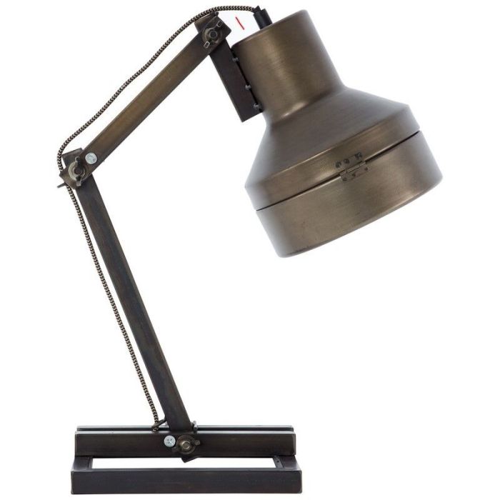 Retro bordslampa svart, Eliza, med brytare