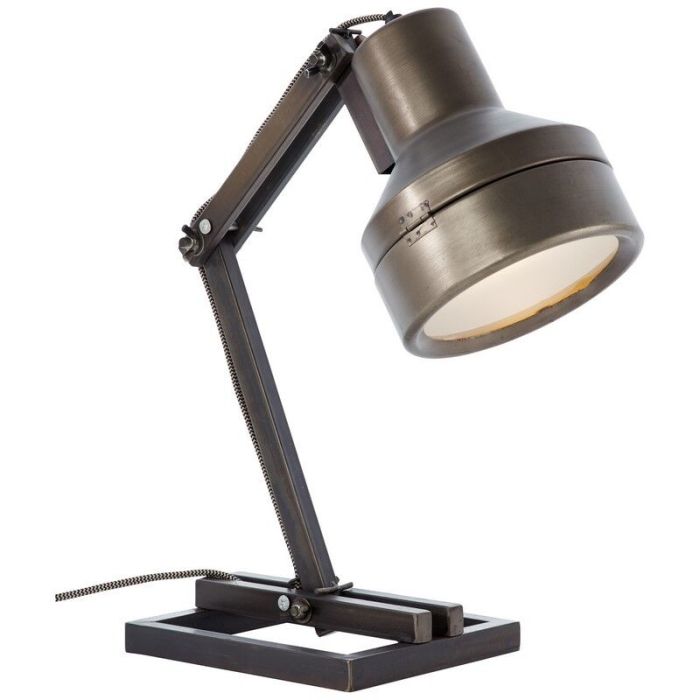 Retro bordslampa svart, Eliza, med brytare