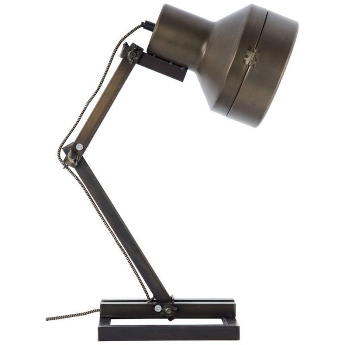 Retro bordslampa svart, Eliza, med brytare