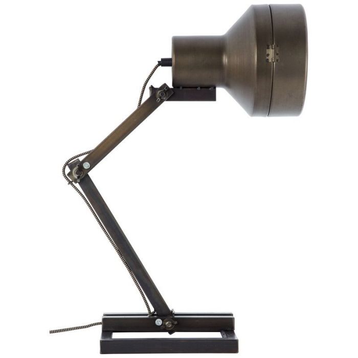 Retro bordslampa svart, Eliza, med brytare