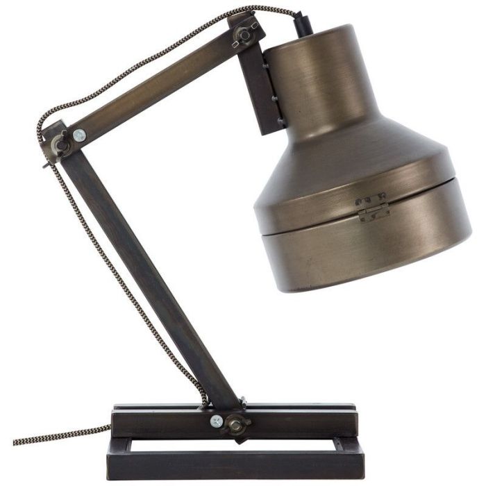Retro bordslampa svart, Eliza, med brytare