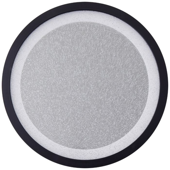 Modern LED panel taklampa svart, Yamal, 16W, 3000K LED