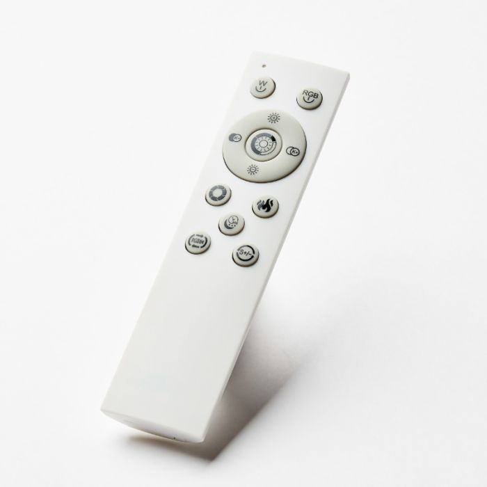 Modern LED panel taklampa svart, Yamal, 36W, varm till kall vit justerbar LED, met fjärrkontroll