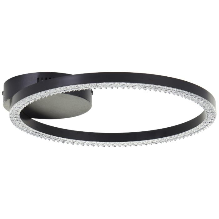 Design taklampa svart, Maladon, 14W, 3000K LED
