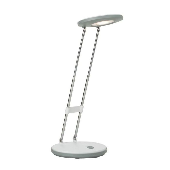 Plast skrivbordslampa vit, Mariama, 3,3W, 3000K LED, med brytare