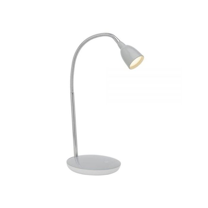 Plast skrivbordslampa grå, Kit, 3W, 3000K LED, med brytare