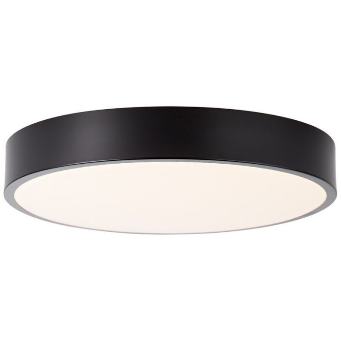 Modern plafond svart, Asude, 12W, 3000K LED