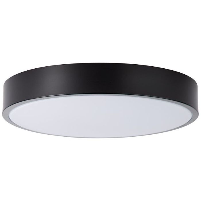 Modern plafond svart, Asude, 12W, 3000K LED