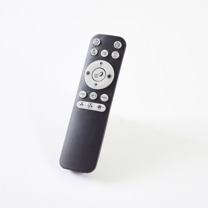 Modern takfläkt svart, Stefanus, 40W, RGBW LED, met fjärrkontroll