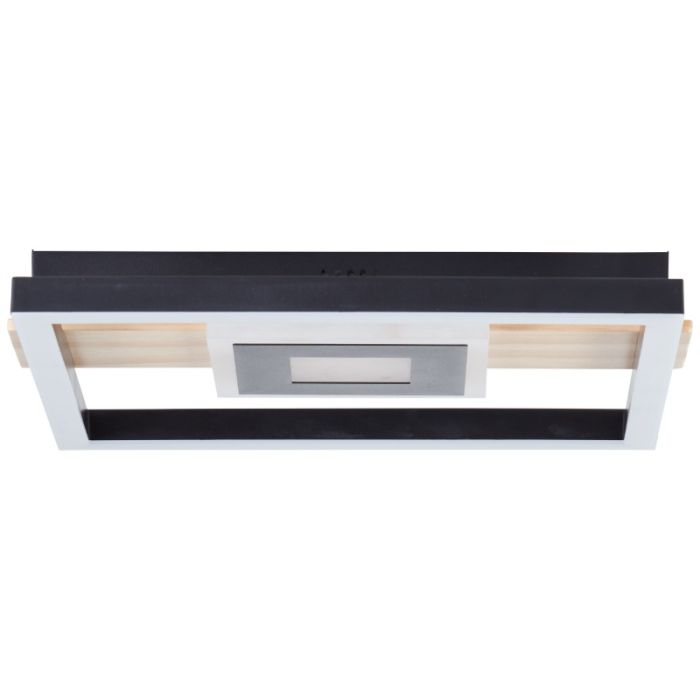 Design taklampa svart, Zakiya, 24W, 3000K LED