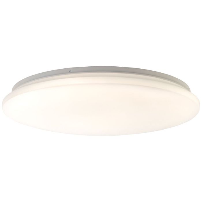 Plast plafond vit, Julie, 36W, varm till kall vit justerbar LED, met fjärrkontroll